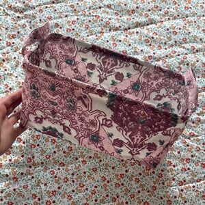 Summer & Rose Pink and Purple Patterned Storage Basket